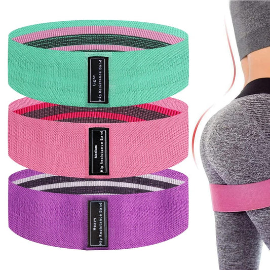 Lot de 3 bandes de résistance pour fessier et cuisses
