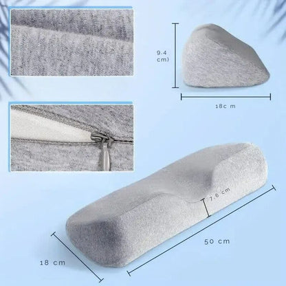 Oreiller ergonomique traversin rectangle en mousse à mémoire de forme