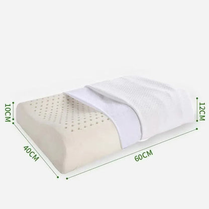 Oreiller ergonomique latex respirant – soutien cervical naturel