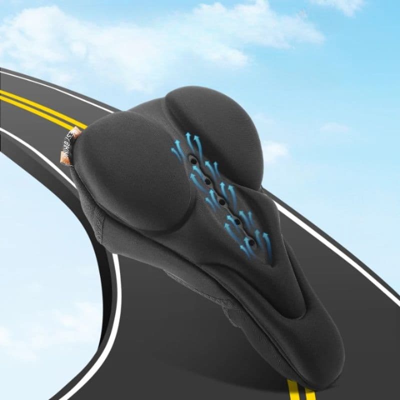 Housse de selle vélo anti-douleur ergonomique – confort souple