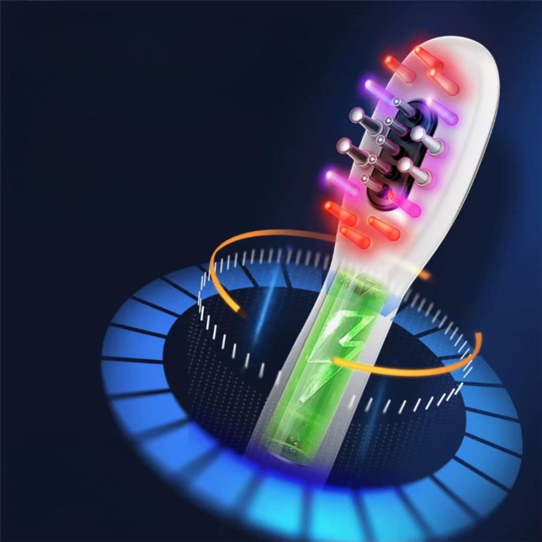 Appareil de massage tête électrique à lumière LED