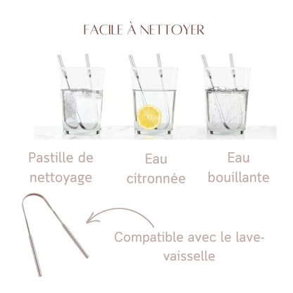 Nettoyeur de bouche en forme de u en acier inoxydable