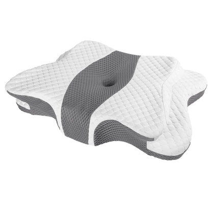 Oreiller cervical ergonomique en forme de papillon