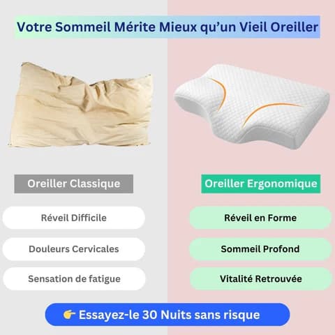OREILLER ERGONOMIQUE