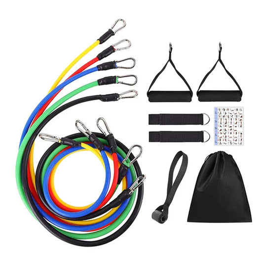 Kit de sangles de résistances pour renforcement musculaire