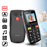 Téléphone Portable Senior Débloqué avec Grandes Touches, Bouton SOS