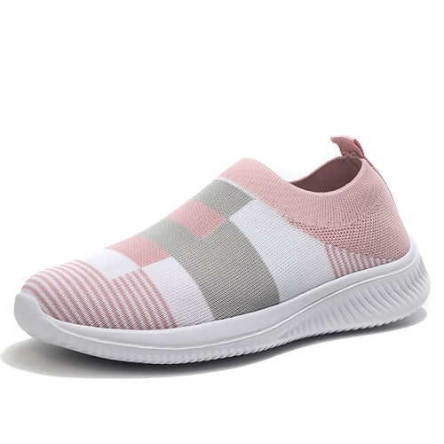 Baskets orthopédiques femme avec des motifs géométriques