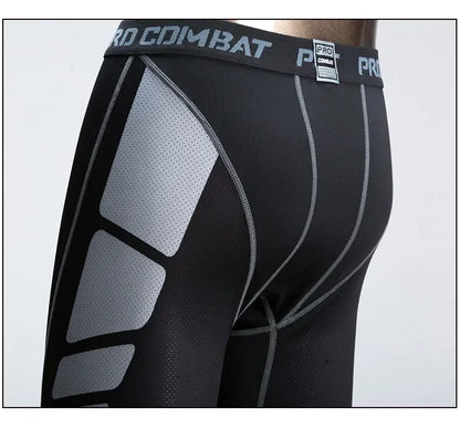 Shorts de compression à séchage rapide pour hommes