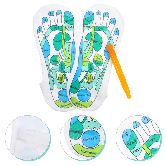 Chaussettes de réflexologie pour cibler les points d’acupression