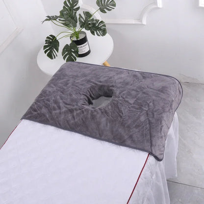 Serviette de visage pour table de massage