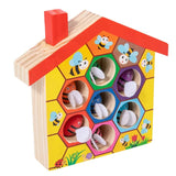 Jeu de ruche en bois pour enfant