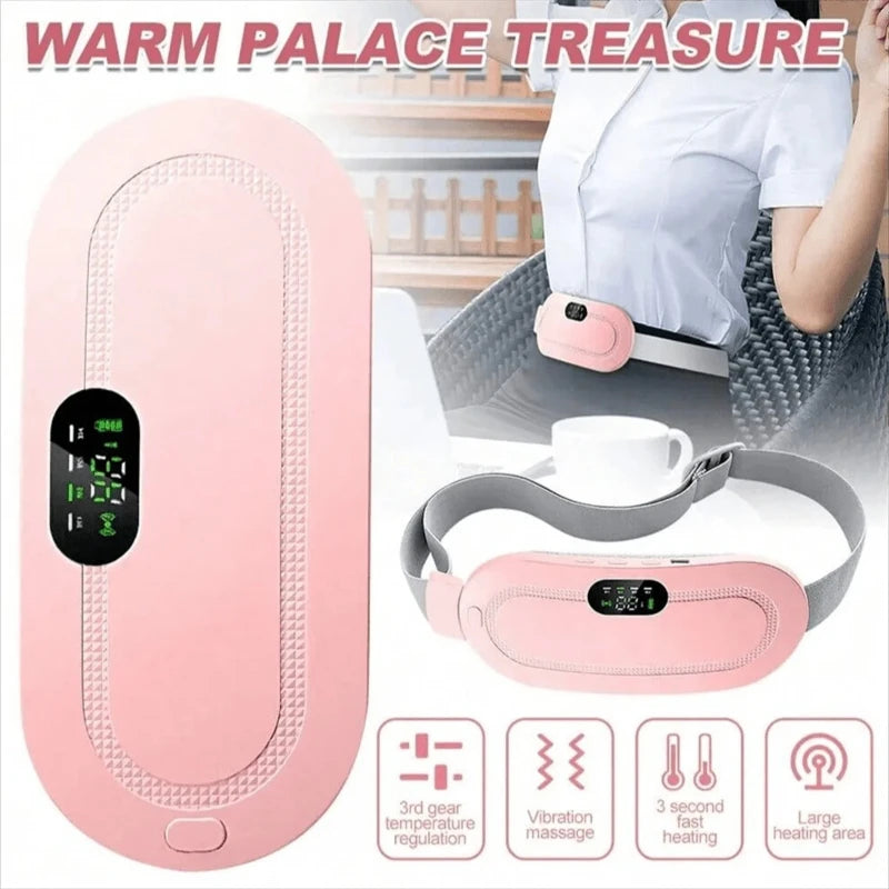 Ceinture menstruelle vibrante et chauffante
