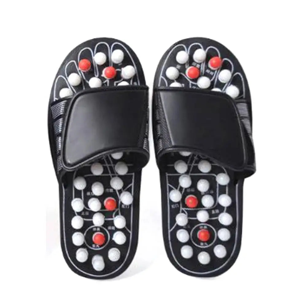 Pantoufle avec semelle d’acupression massante