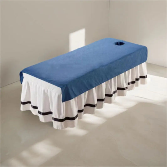Drap lavable en machine pour table de massage