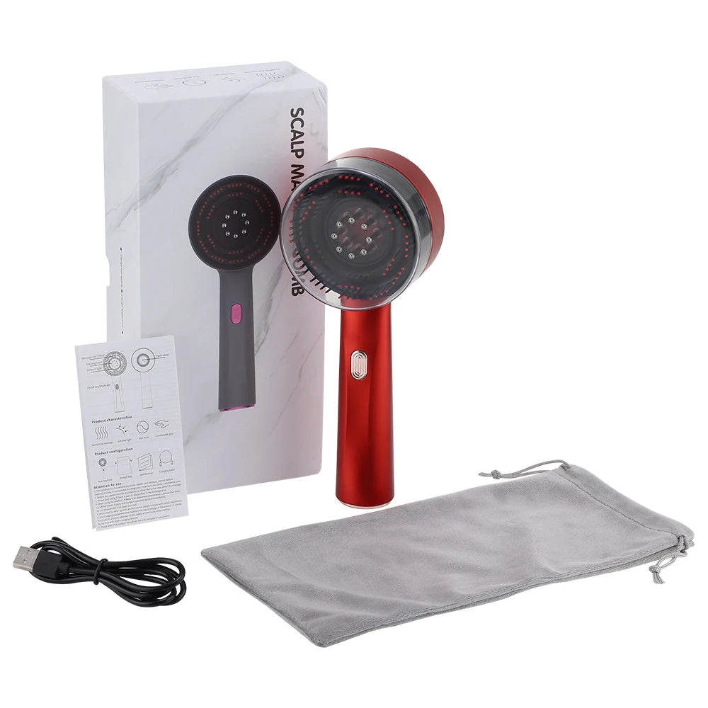 Appareil de massage tête vibrant pour cuir chevelu