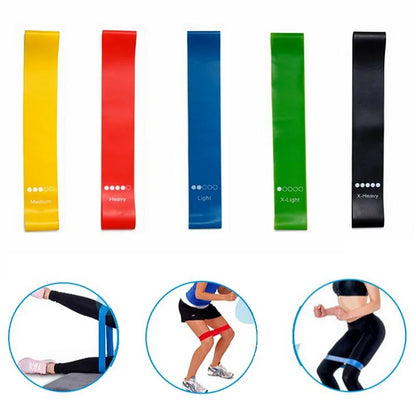 Set de 5 Bandes de Résistance – Renforcement Musculaire et Flexibilité