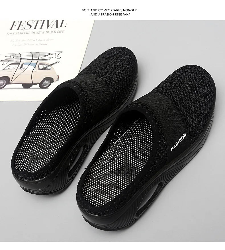 Chaussures orthopédiques style sabot pour femme