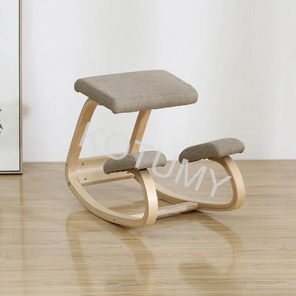 Tabouret ergonomique bureau bois – assise correcte et confort prolongé