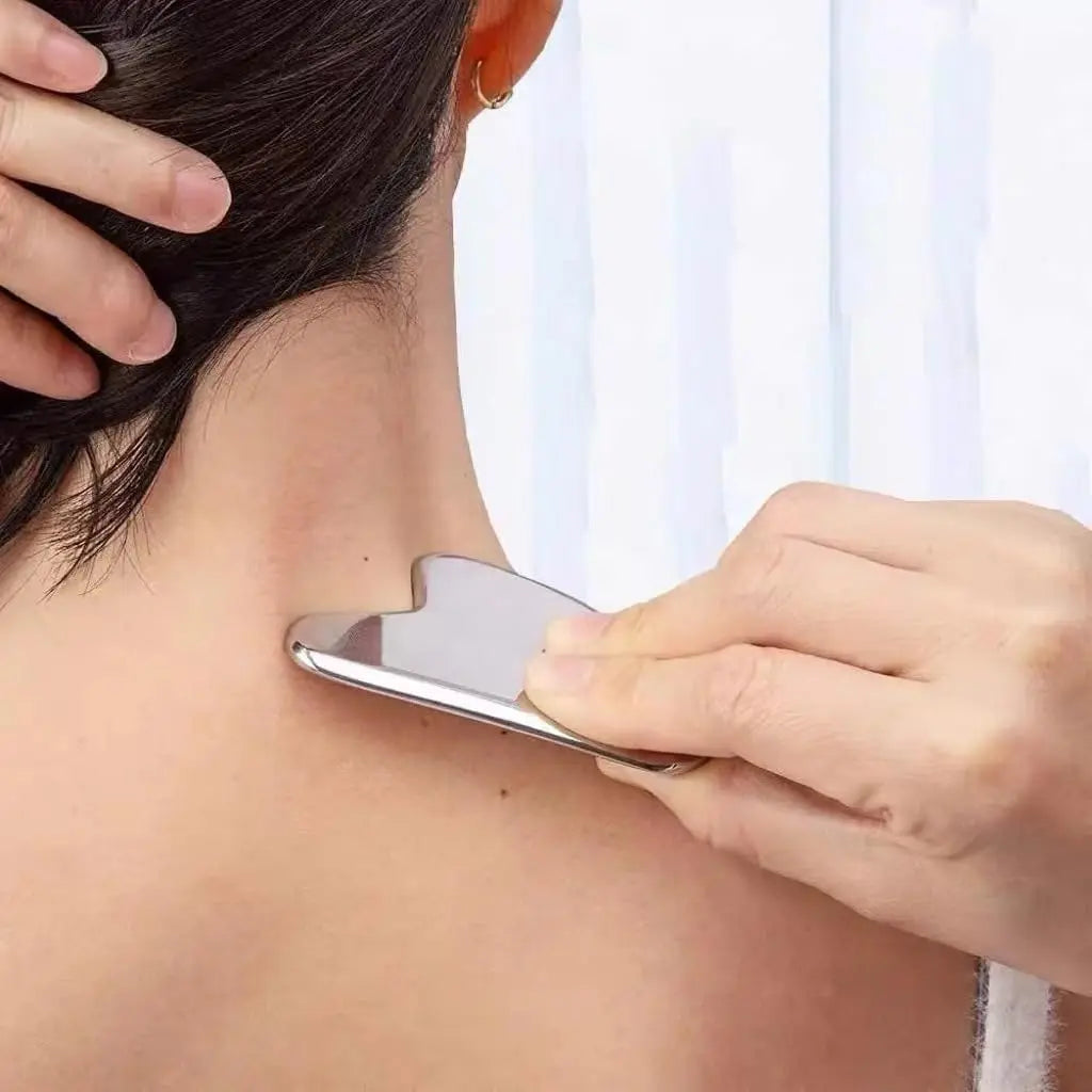 Appareil massage visage en acier inoxydable