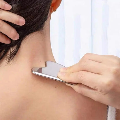 Appareil massage visage en acier inoxydable