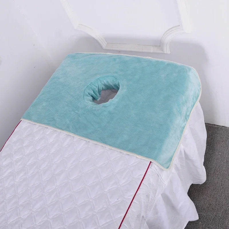 Serviette de visage pour table de massage