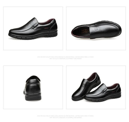 Chaussures orthopédiques en cuir pour homme