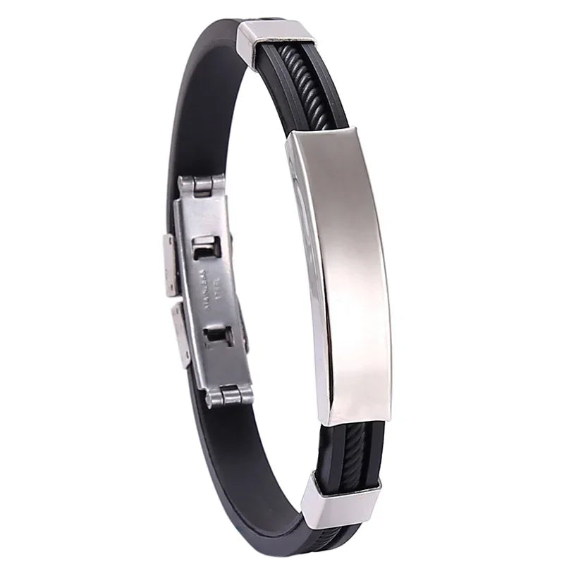 Bracelet magnétique anti-douleurs inox – soulagement naturel quotidien