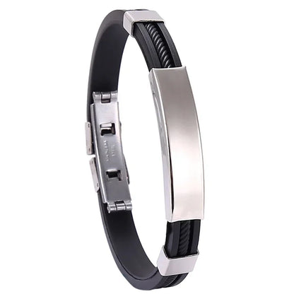 Bracelet magnétique anti-douleurs inox – soulagement naturel quotidien