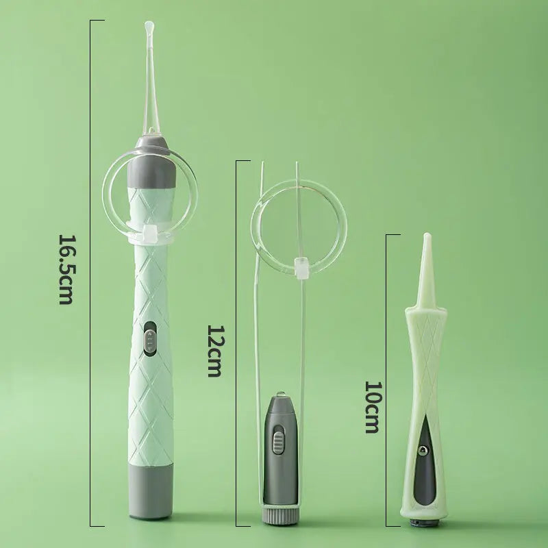 Kit nettoyeur d’oreille électrique sans fil avec loupe et lumière LED