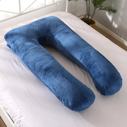 Oreiller de grossesse en U lavable – ergonomique et multifonctionnel