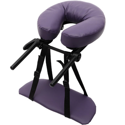 Support de tête avec repose bras pour table de massage
