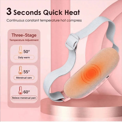 Ceinture menstruelle vibrante et chauffante