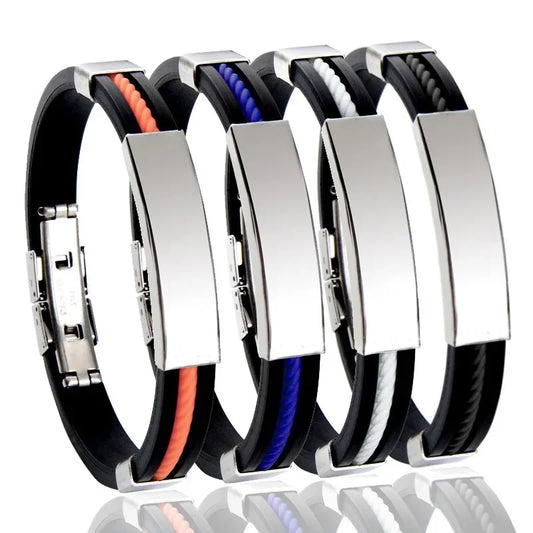 Bracelet magnétique anti-douleurs inox – soulagement naturel quotidien
