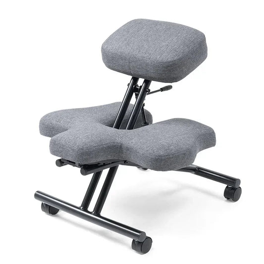 Tabouret ergonomique ajustable gris