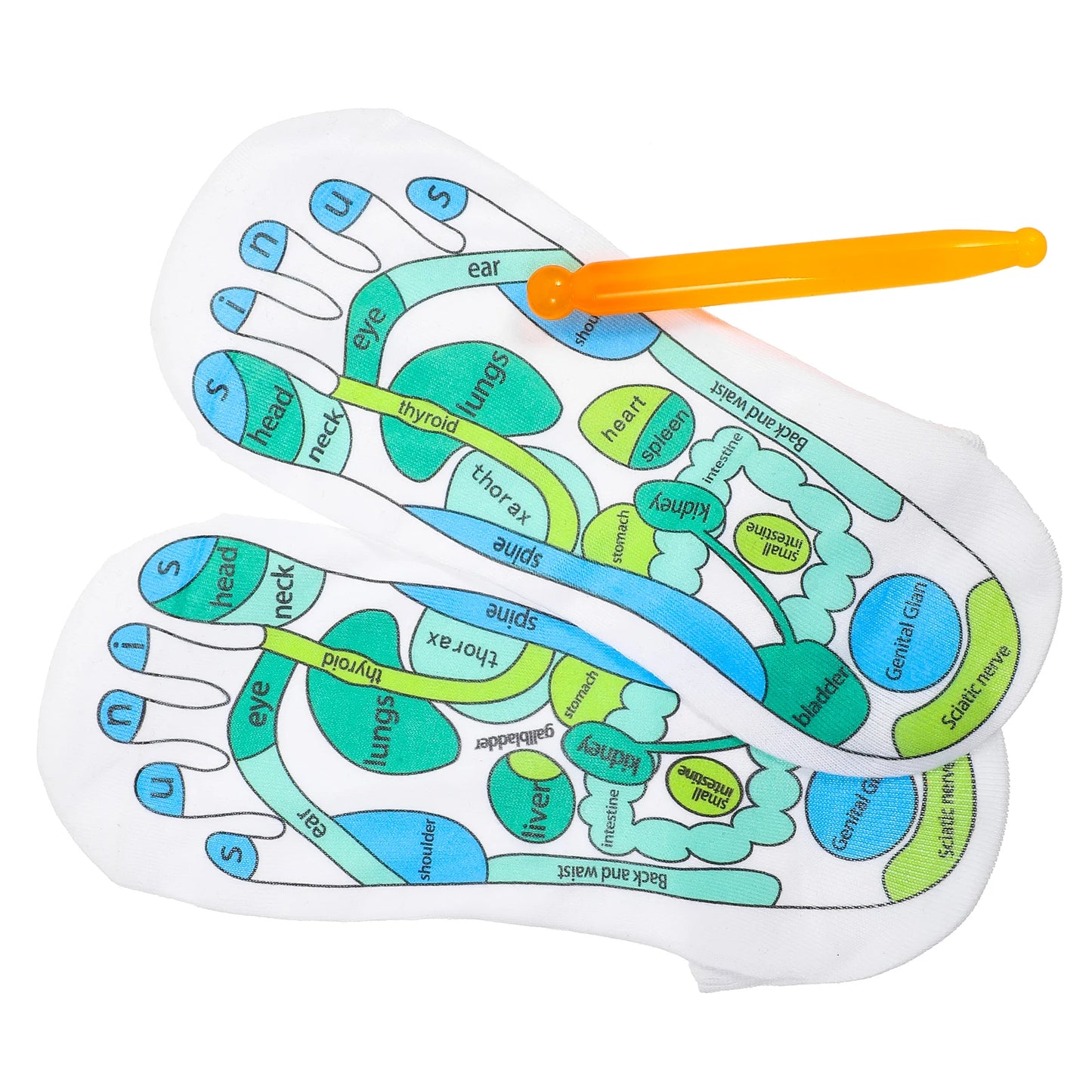 Chaussettes de réflexologie pour cibler les points d’acupression