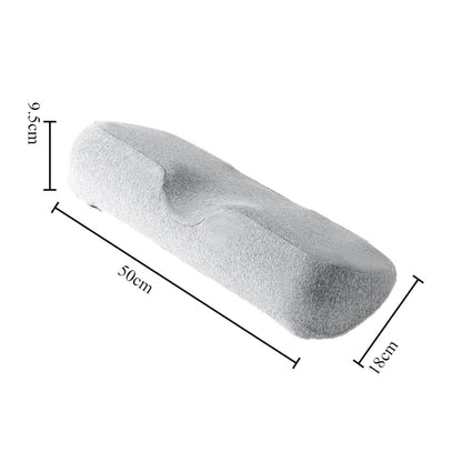 Oreiller ergonomique traversin rectangle en mousse à mémoire de forme