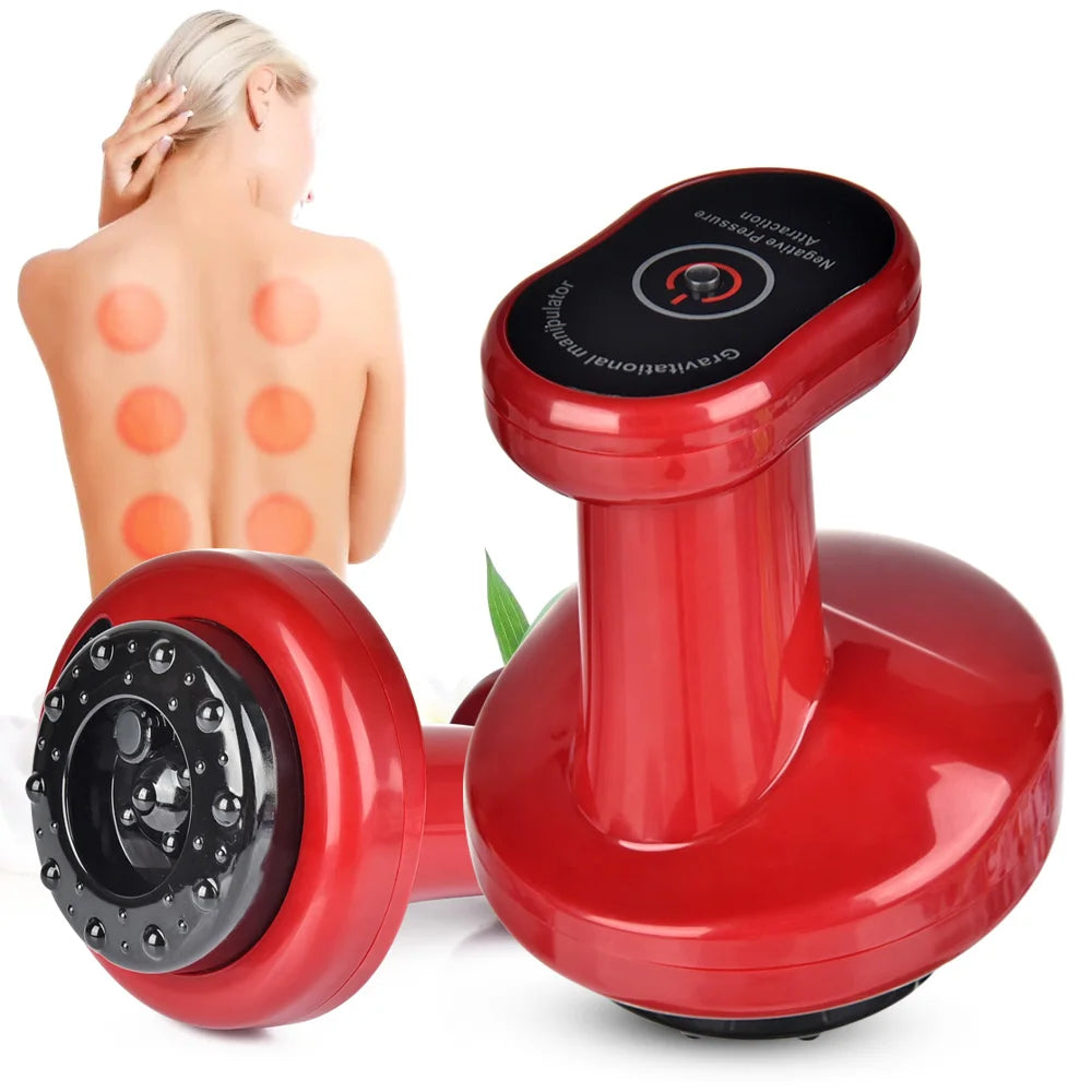 Appareil de massage à ventouse rouge