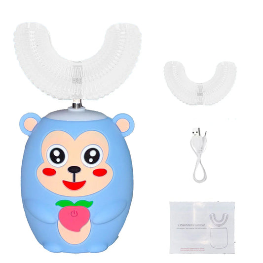 Brosse à dents électrique pour enfant en forme de U