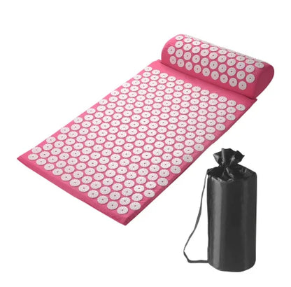 Tapis d’acupression relaxant avec oreiller de soutien