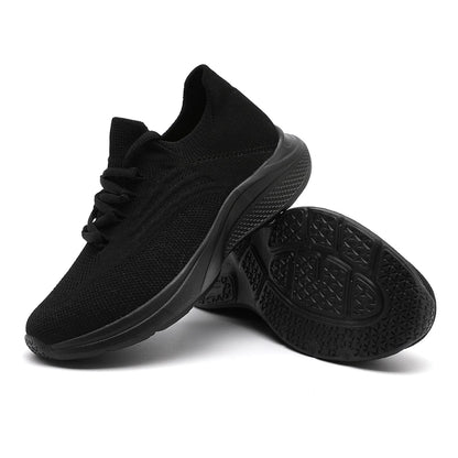 Chaussures de sport noires orthopédiques pour femme