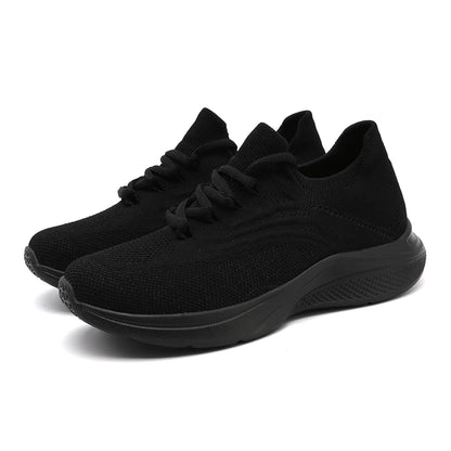 Chaussures de sport noires orthopédiques pour femme