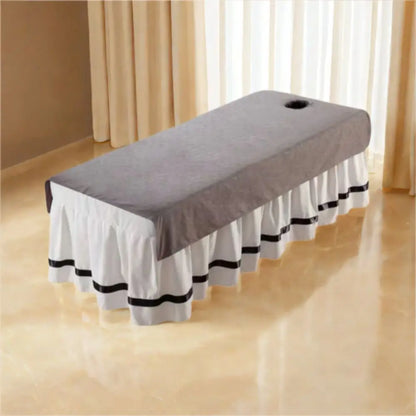Drap lavable en machine pour table de massage