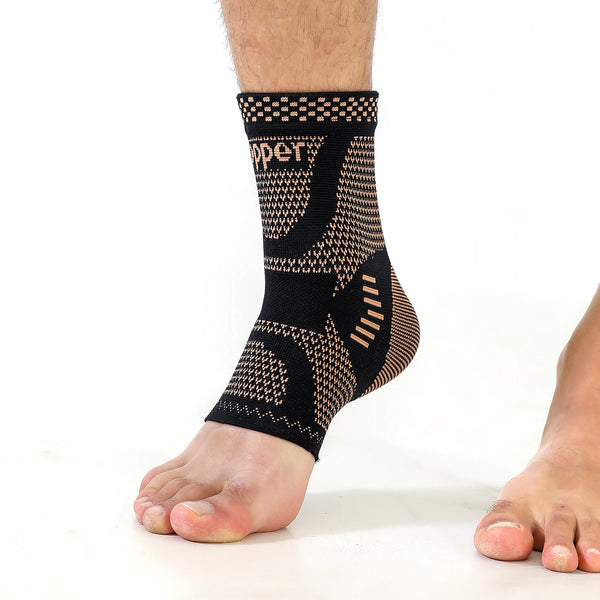 Chaussette orthèse de compression courte à bout ouvert