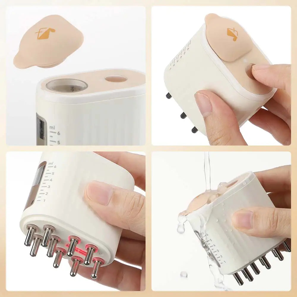 Appareil de massage tête compact et vibrant