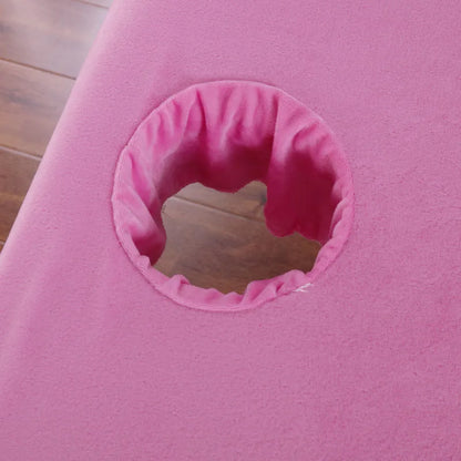 Drap en velours pour table de massage