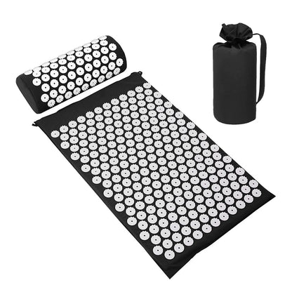 Tapis d’acupression avec coussin à housse amovible