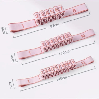 Sangle élastique de résistance pour fitness et yoga