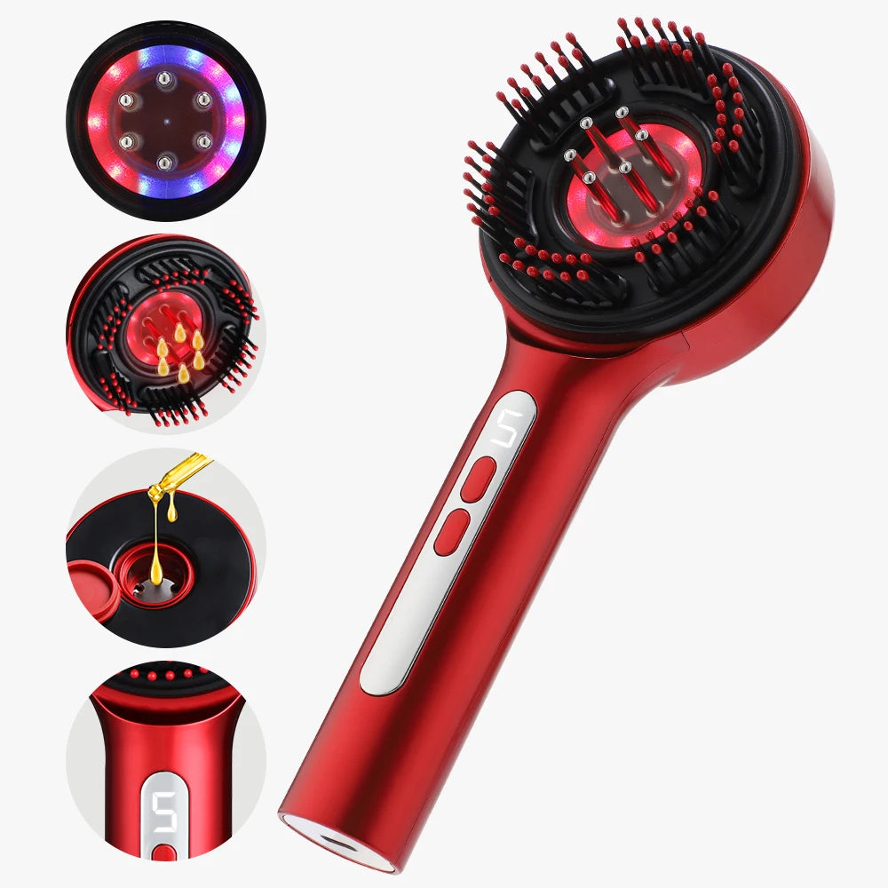 Appareil de massage tête vibrant pour cuir chevelu