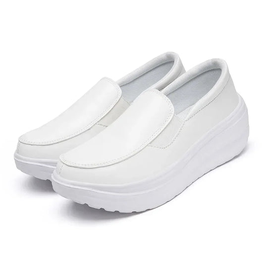 Chaussures orthopédiques compensées pour femme
