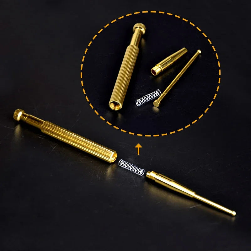 Stylo d’acupuncture en cuivre – massage points d’énergie